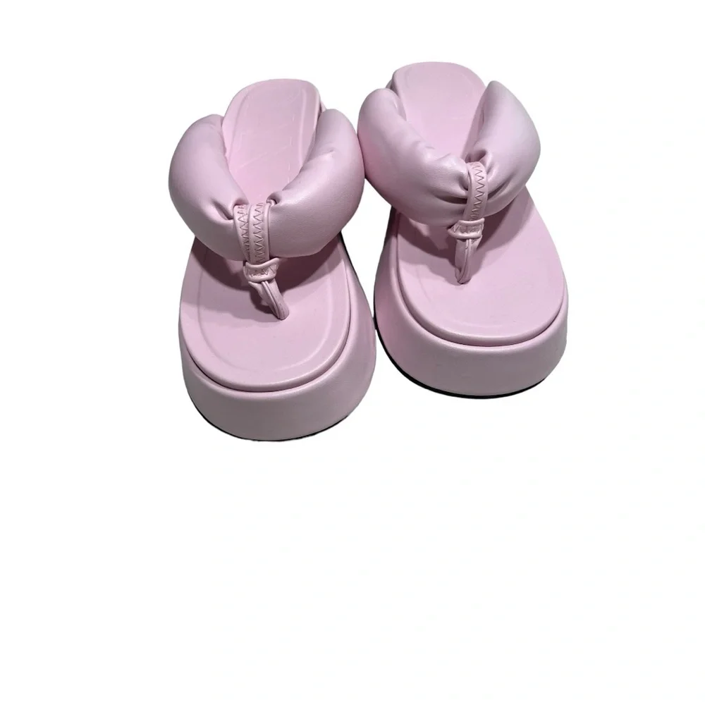 GANNI Women platform thong sandals sz 40 NWOT - Picture 5 of 10